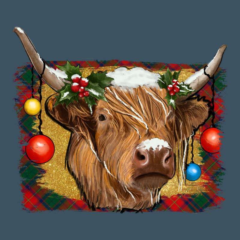 Highland Cow Christmas Urban Heavy Tee by RanaPortraitStore | Teevron
