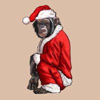 Chimpanzee With Santa Clothes Urban Heavy Tee | Teevron