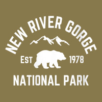 Womens New River Gorge National Park Bear West Virginia Nature V Neck Premium Hoodie | Teevron