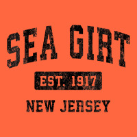 Womens Sea Girt New Jersey Nj Vintage Sports Design Black Design V Nec Premium Hoodie | Teevron