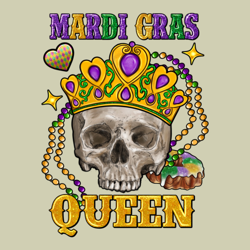 Skull Mardi Gras Queen Heavy Core Tee by FaDigitalArtStudio | Teevron