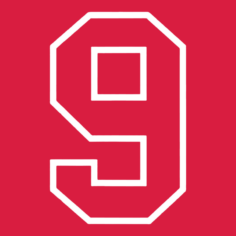 Number #9 Sports Jersey Uniform Premium Hoodie by linhVisuals | Teevron