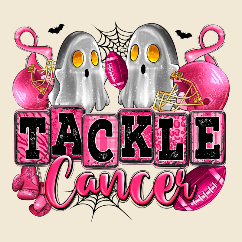 Tackle Cancer With Ghosts Playing Football Premium Tee by LillyAllenDesigns | Teevron