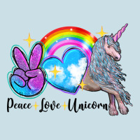 Peace Love Unicorn Ladies Tee | Teevron