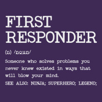 First Responder  Definition Design Premium Hoodie | Teevron