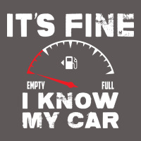 Empty Gas Gauge It’s Fine I Know My Car Low Fuel Joke Premium Hoodie | Teevron
