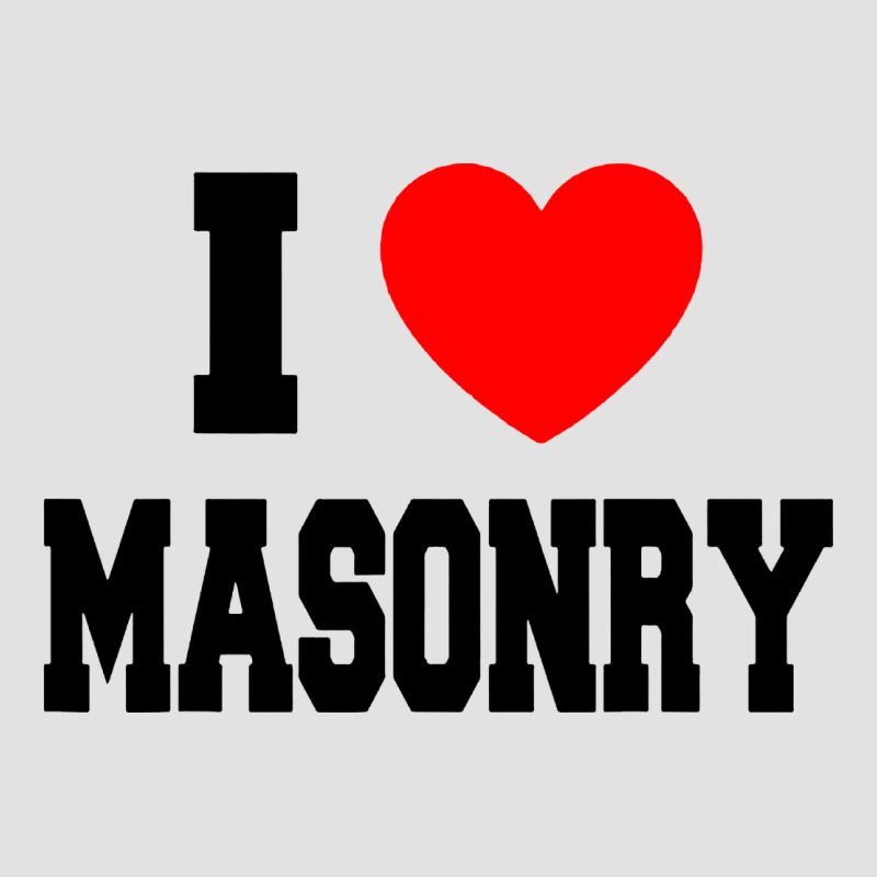 I Love Masonry Premium Hoodie by linhVisuals | Teevron