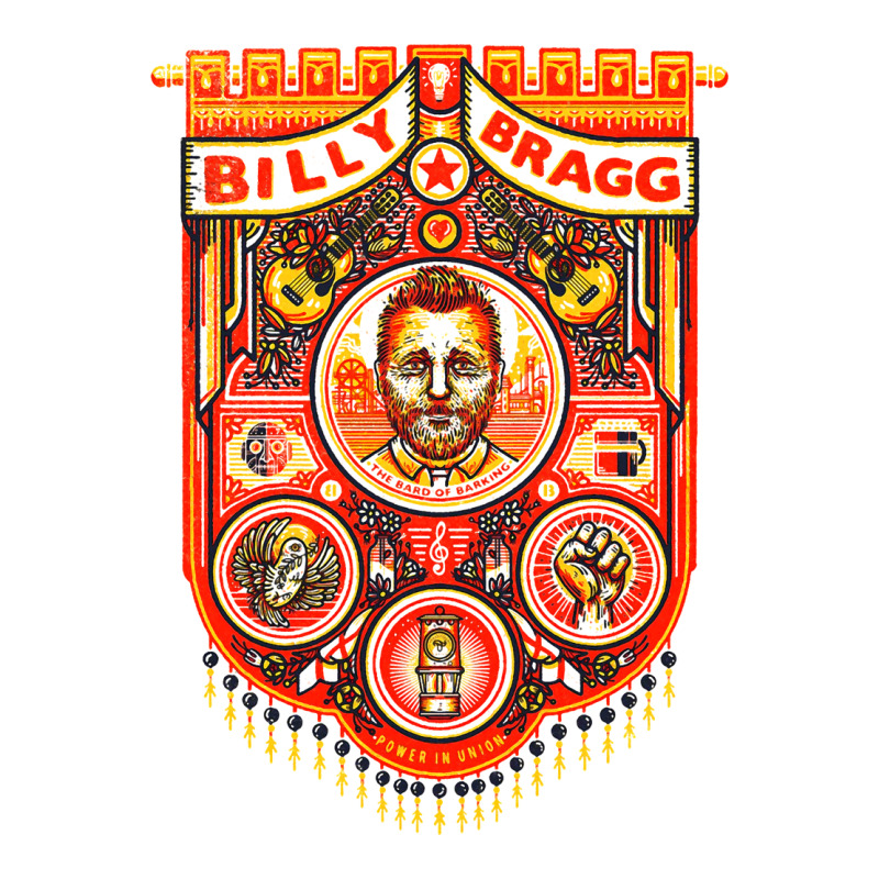 Billy Bragg Müsic Premium Hoodie by linhVisuals | Teevron