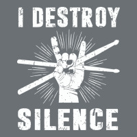 I Destroy Silence Drum Set Drummer Gift Premium Hoodie | Teevron