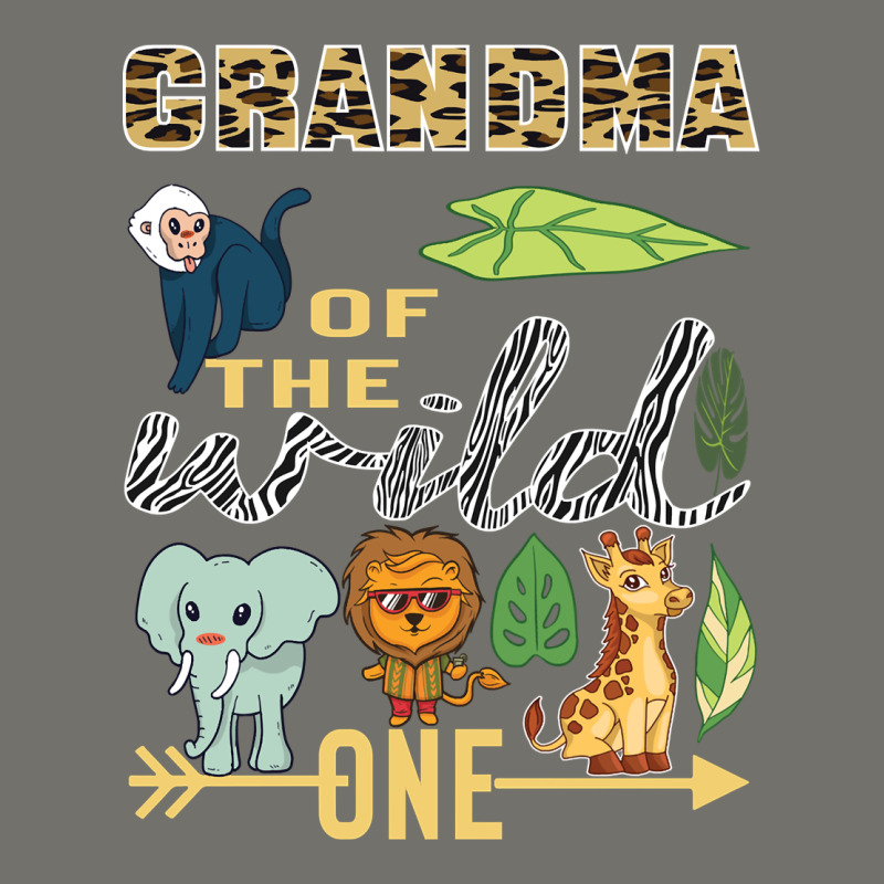 Grandma Of The Wild One Zoo Mother Birthday Safari Jungle Long Sleeve Premium Hoodie by linhVisuals | Teevron