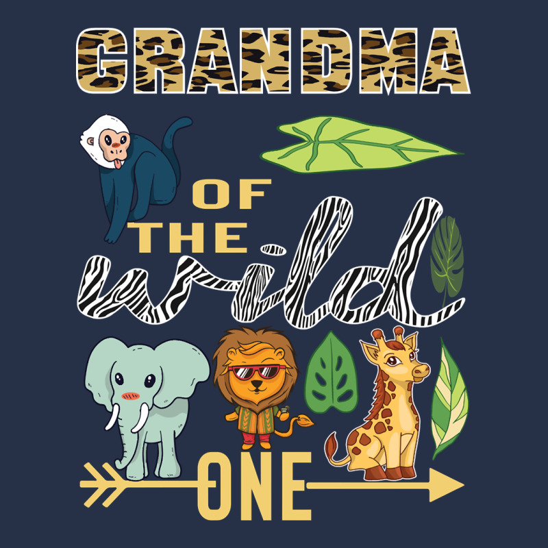 Grandma Of The Wild One Zoo Mother Birthday Safari Jungle Long Sleeve Premium Hoodie by linhVisuals | Teevron