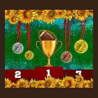 American Football Trophy Cup And Medal Tumbler Heavy Core Tee | Teevron