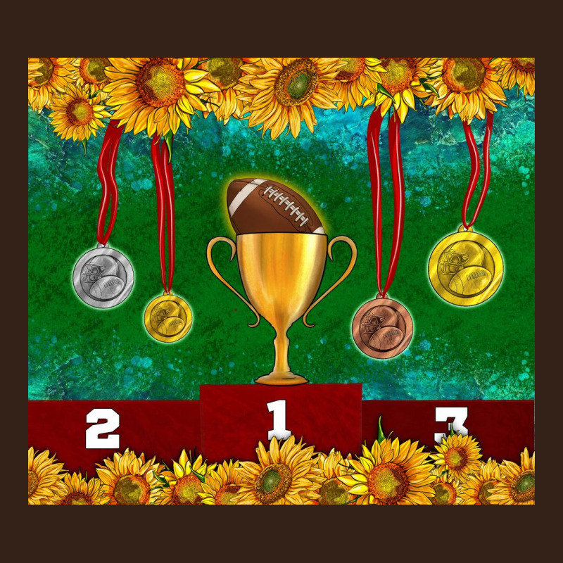 American Football Trophy Cup And Medal Tumbler Heavy Core Tee by BundleAndBundleShop | Teevron