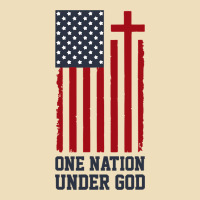 American Flag One Nation Under God Premium Hoodie | Teevron