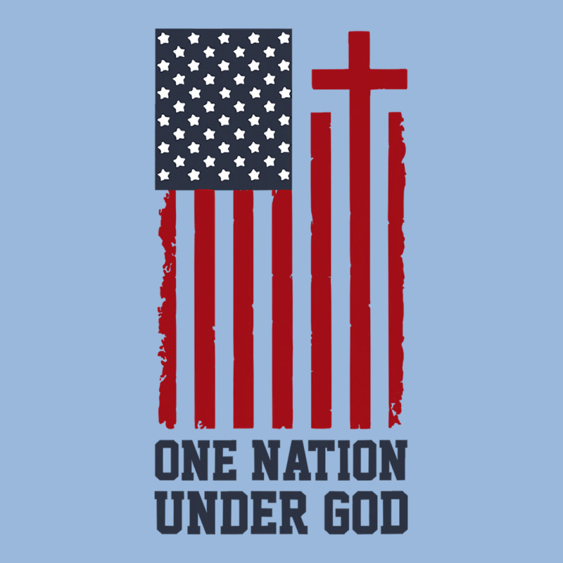American Flag One Nation Under God Premium Hoodie by linhVisuals | Teevron