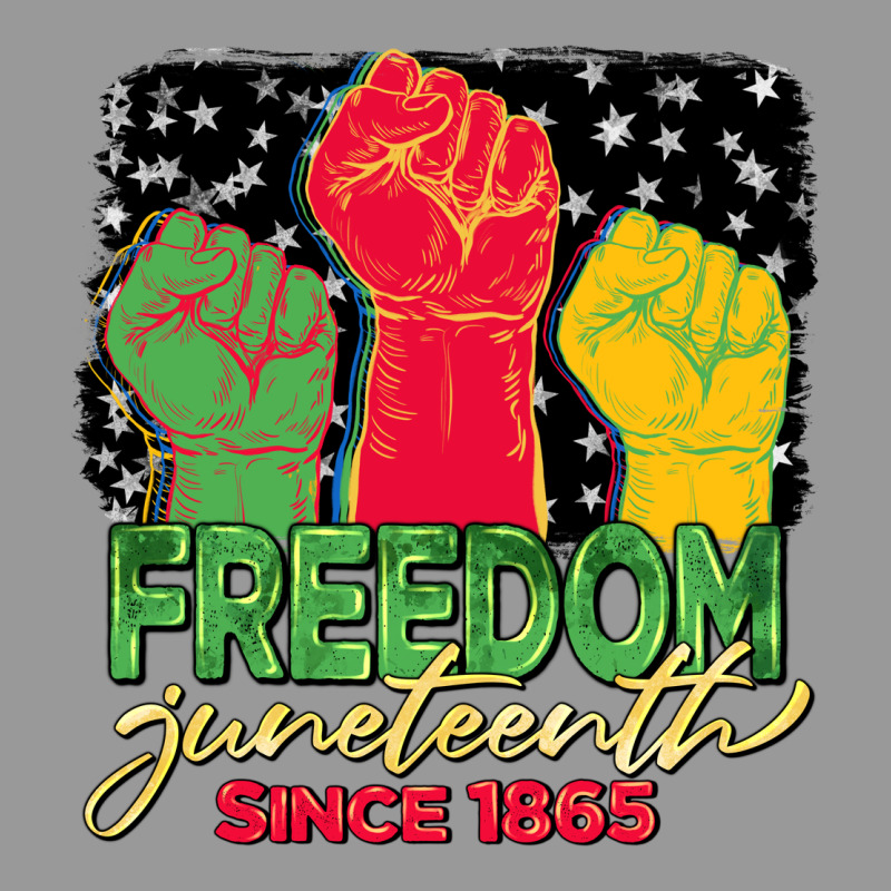 Freedom Juneteenth Since 1865 Vintage Hoodie by BarkalooDesign | Teevron