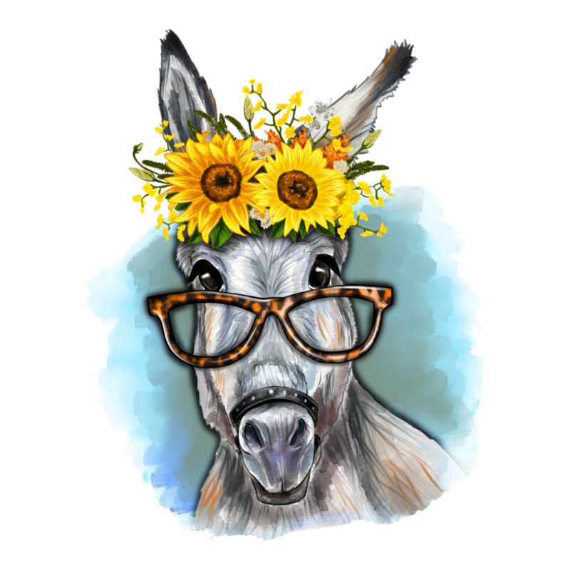 Sunflower Glasses Donkey Zipper Hoodie by RanaPortraitStore | Teevron