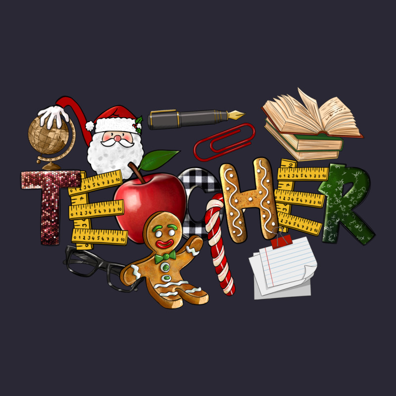 Christmas Teacher Vintage Tee by LillyAllenDesigns | Teevron