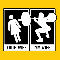 Your Wife My Wife Weightlifting Premium Hoodie | Teevron