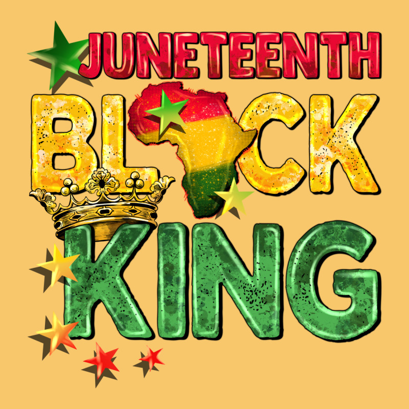 Juneteenth Black King Vintage Hoodie by BarkalooDesign | Teevron