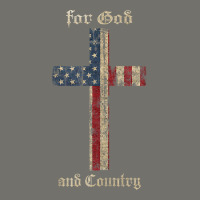 For God And Country Cross American Flag Faith Us Patriotic Tank Top Premium Hoodie | Teevron