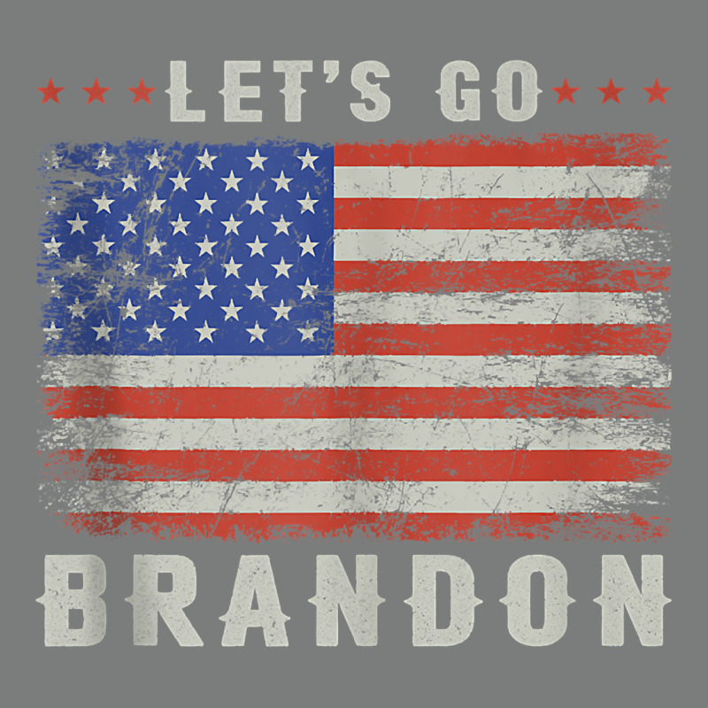 Let’s Go Brandon Funny Vintage American Flag Tank Top Premium Hoodie by linhVisuals | Teevron