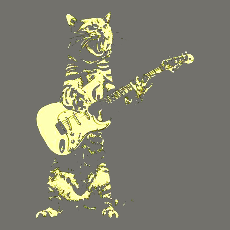 Cat Playing Guitar Premium Hoodie by linhVisuals | Teevron