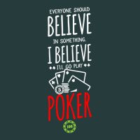 Poker Card Player Believe In Something Premium Hoodie | Teevron