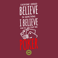 Poker Card Player Believe In Something Premium Hoodie | Teevron