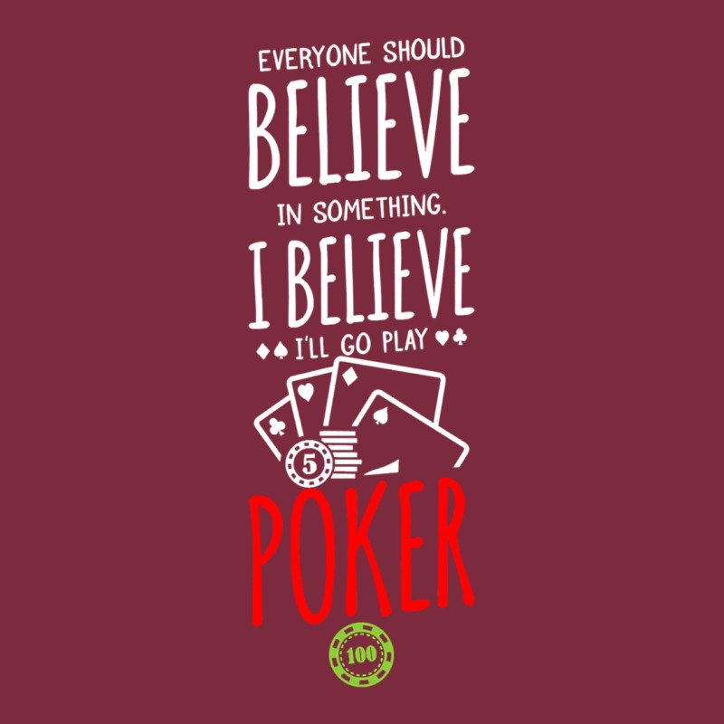 Poker Card Player Believe In Something Premium Hoodie by linhVisuals | Teevron