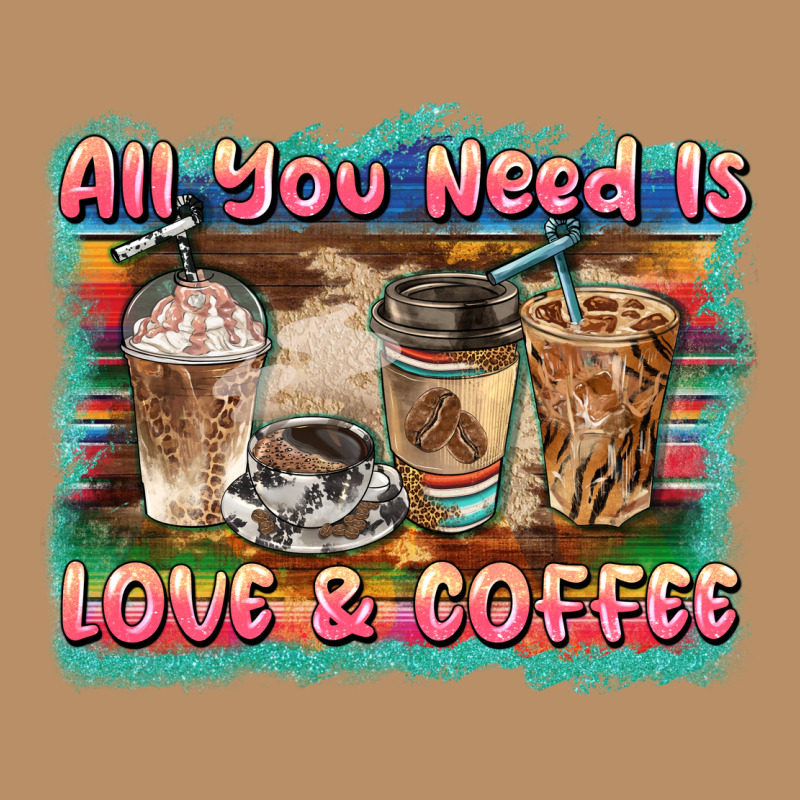 All You Need Is Love & Coffee Vintage Hoodie by BarkalooDesign | Teevron