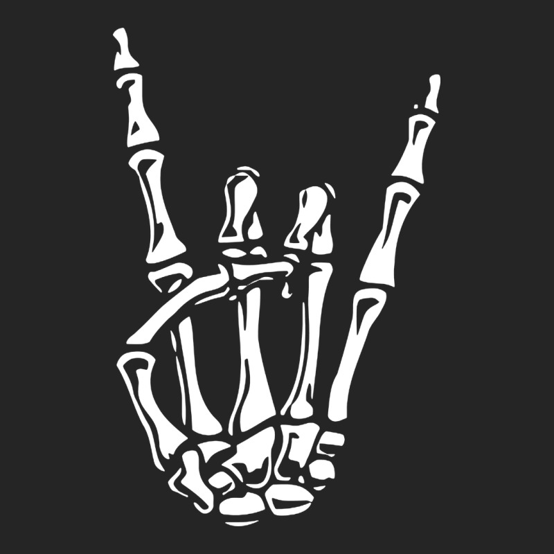 Rock On Skeleton Hand Premium Hoodie by linhVisuals | Teevron