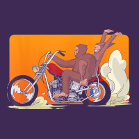 Bigfoot T  Shirt Bigfoot Riding Motorcycle For Biker Sasquatch Chick T Premium Hoodie | Teevron