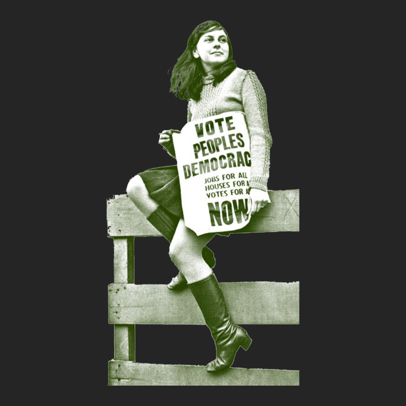 Bernadette Devlin Retro Irish Fanart Premium Hoodie by linhVisuals | Teevron