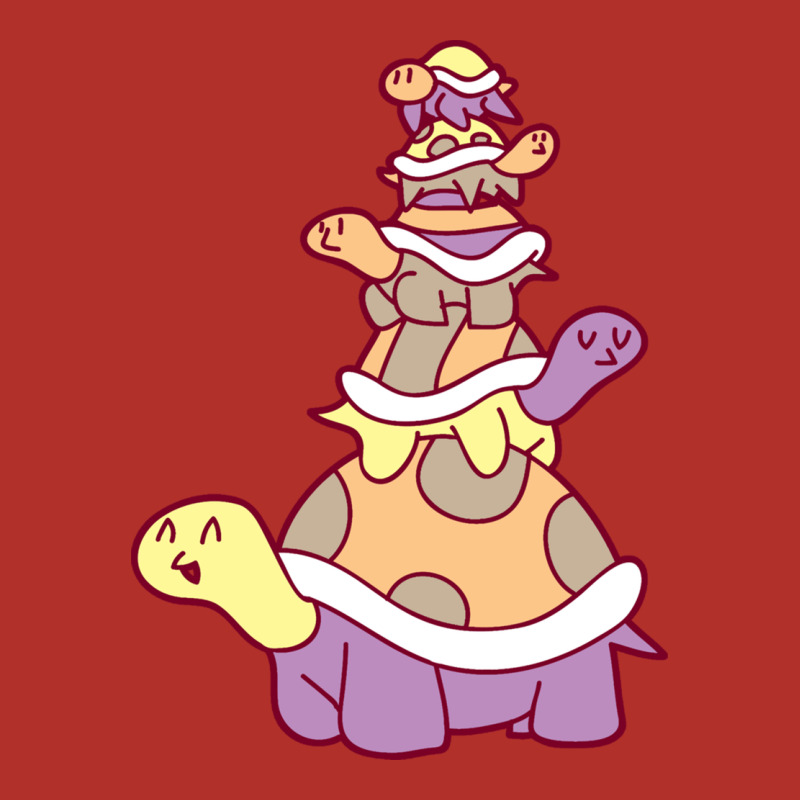 Cute Turtle Stack Premium Hoodie by linhVisuals | Teevron