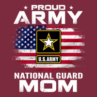 Proud Army National Guard Mom With American Flag Gift Pullover Hoodie Premium Hoodie | Teevron