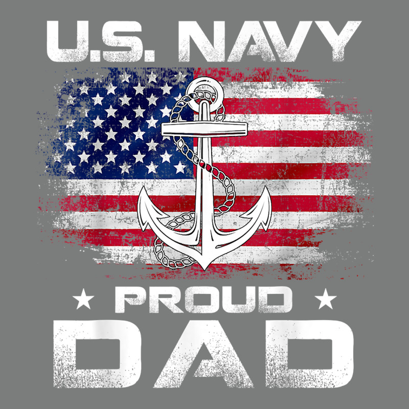 U.s Navy Proud Dad With American Flag Gift Veteran Day T Shirt Premium Hoodie by linhVisuals | Teevron