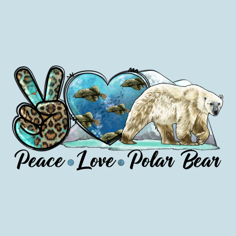 Peace Love Polar Bear Ladies Tee by LillyAllenDesigns | Teevron