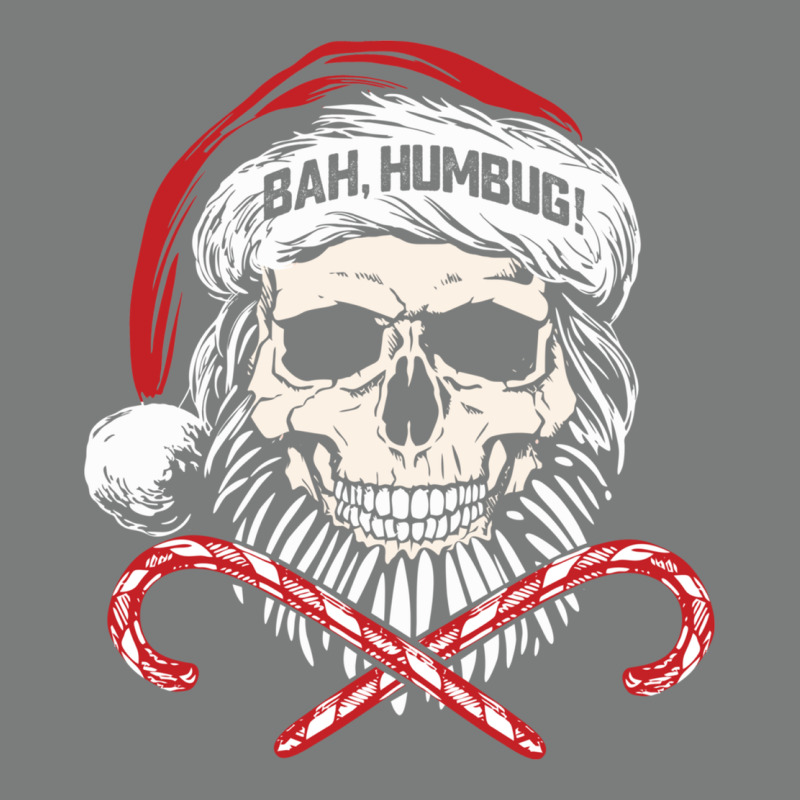 Bah Humbug Skull Santa Hat Christmas Funny Quote Premium Hoodie by linhVisuals | Teevron