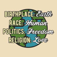 Birthplace Earth Race Human Politics Freedom Religion Love Equality Al Premium Hoodie | Teevron