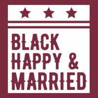 Black Happy & Married Funny Wedding Gifts Premium Hoodie | Teevron