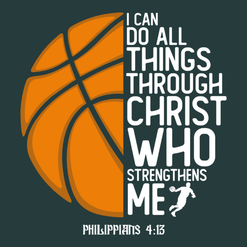 Christian Basketball I Can Do All Things Through Christ Philippians 41 Premium Hoodie by linhVisuals | Teevron
