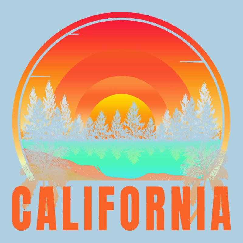 California T  Shirt California Sunset Vintage Trees Scenery T  Shirt Premium Hoodie by linhVisuals | Teevron