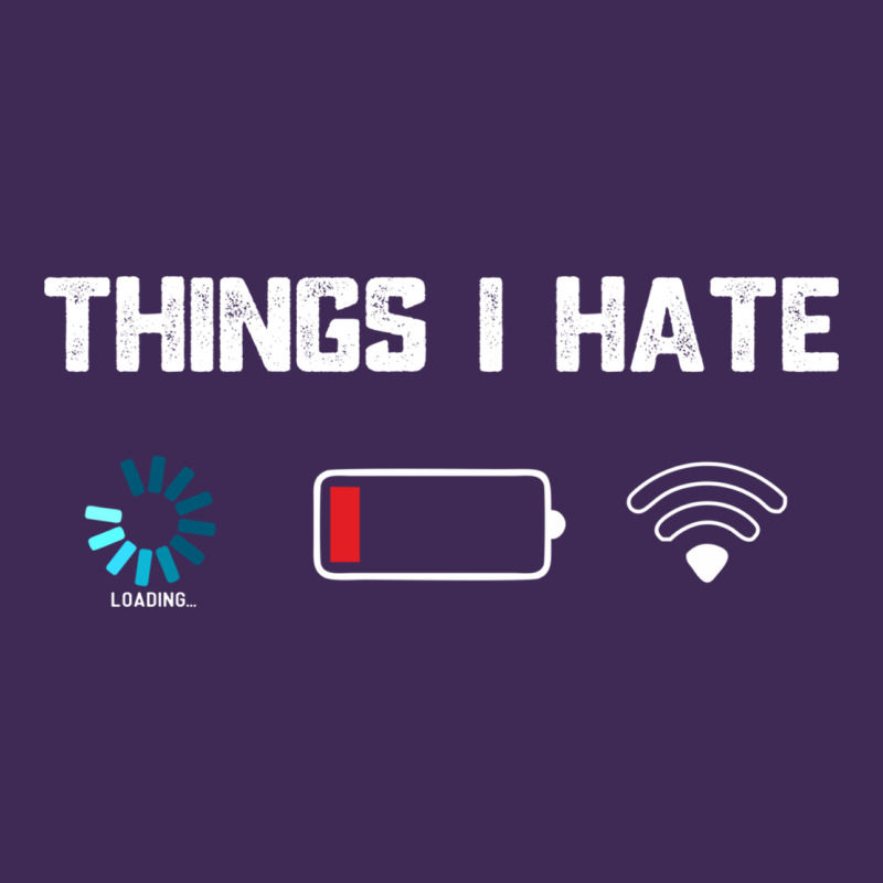 Funny Things I Hate Low Battery And Wifi Connection Premium Hoodie by linhVisuals | Teevron