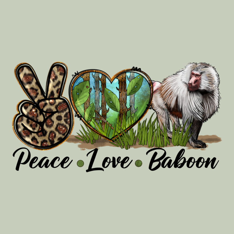 Leopard Peace Love Baboon Ladies Tee by LillyAllenDesigns | Teevron