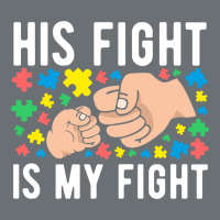 His Fight Is My Fight Autism Dad Mom Fist Bump Cute Supportive Awarene Premium Hoodie | Teevron