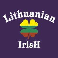 Lucky Lithuanian Irish Flag Shamrock Leaf St Patricks Day Premium Hoodie | Teevron