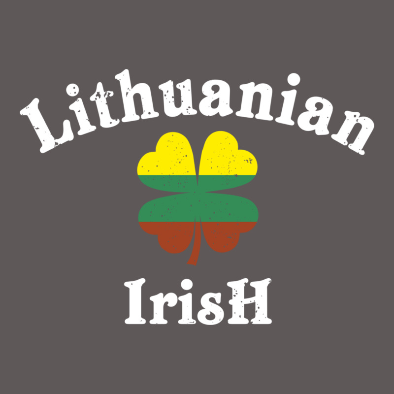 Lucky Lithuanian Irish Flag Shamrock Leaf St Patricks Day Premium Hoodie by linhVisuals | Teevron