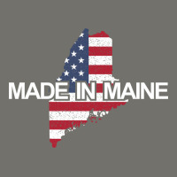 Made In Maine American Flag Funny Patriotic State Lover Gift Premium Hoodie | Teevron