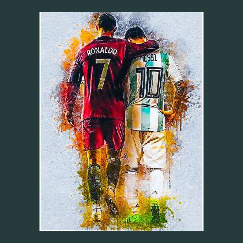 Messi And Ronaldo Premium Hoodie by linhVisuals | Teevron